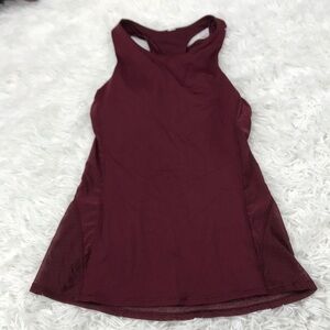 Lululemon Body Con Tank Deep Rouge